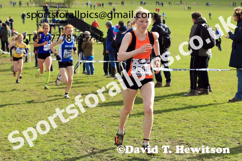 Girls Under-15s 2022 CAU Inter Counties Cross Country, Prestwold Hall, Loughborough.  Photo: David T. Hewitson/Sports for All Pics